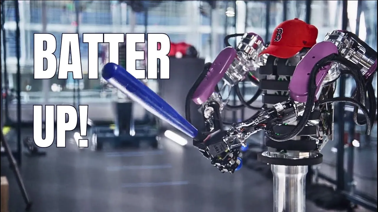 Watch: Two-armed robot throws, catches, and hits balls like a baseball champ