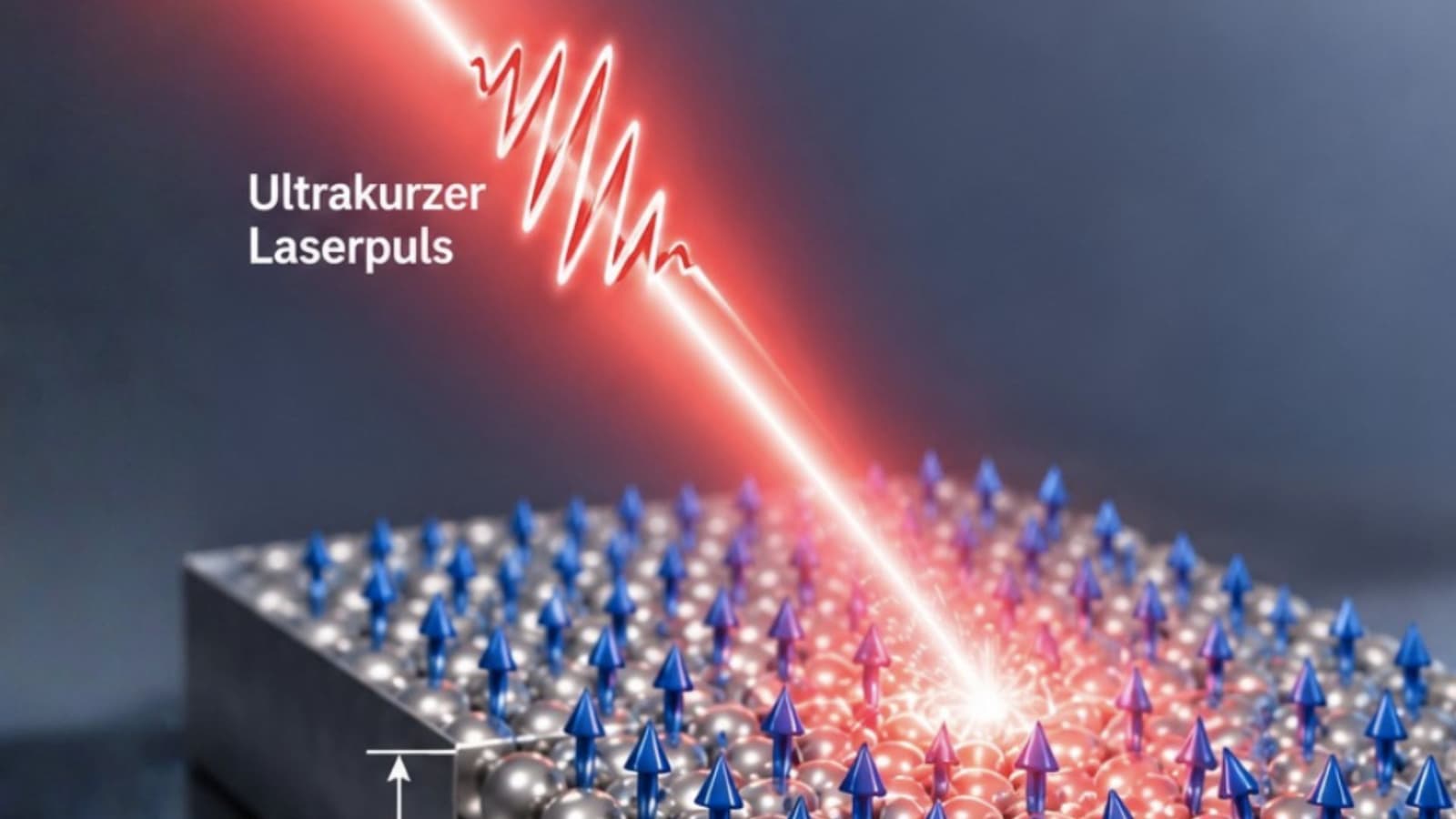 New laser technique triggers 75% stronger magnetic changes in ultra-thin iron layers