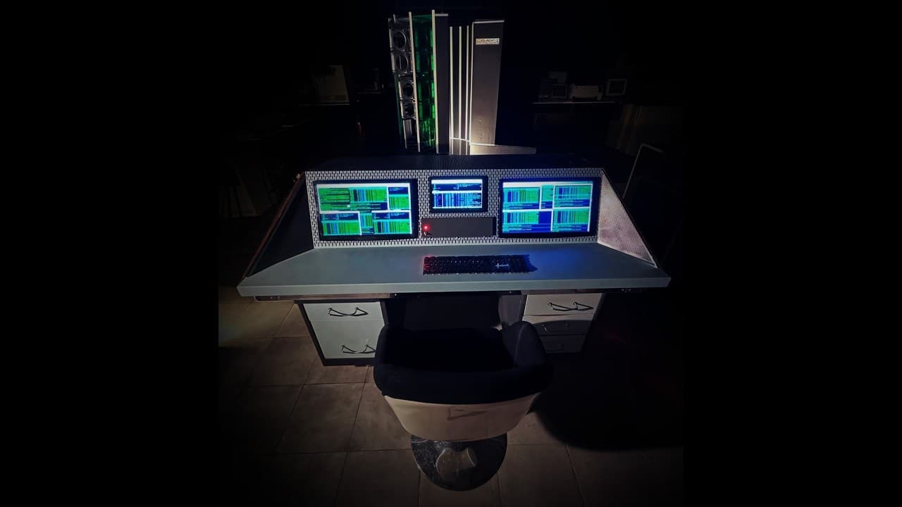 Museum pays tribute to Apple with a Cray-1 supercomputer made of 30 vintage Mac Minis
