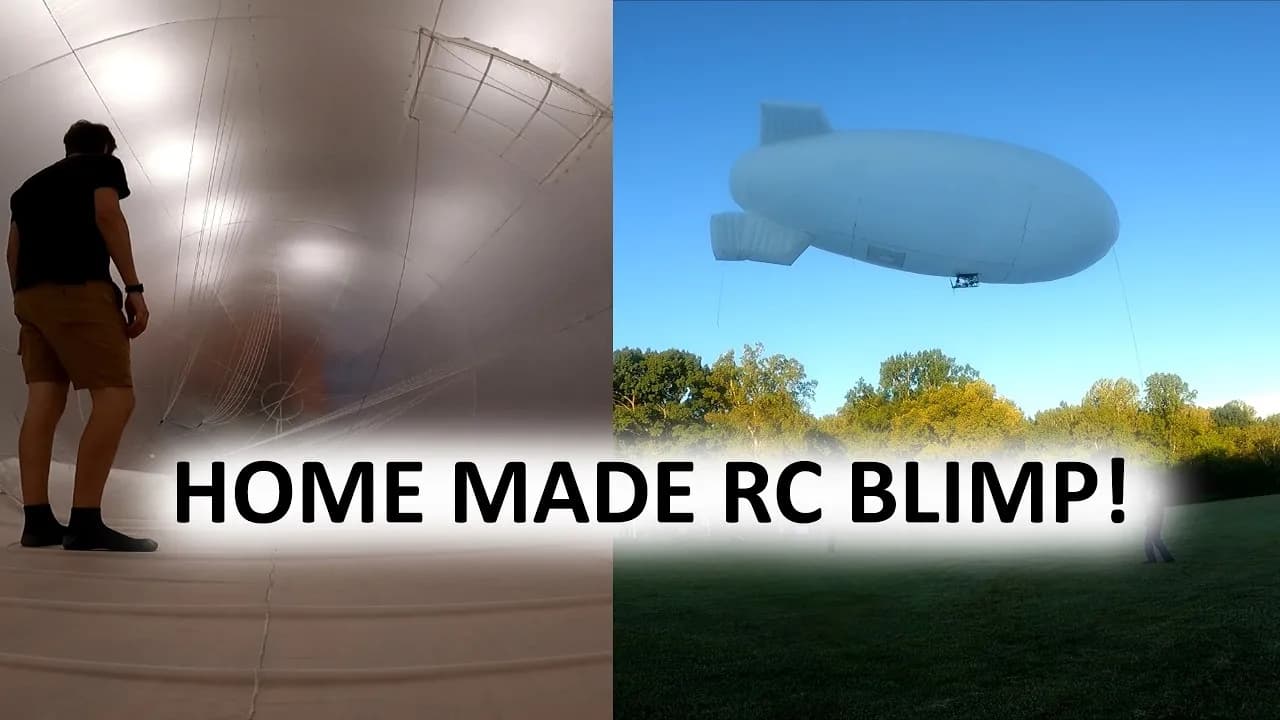 Watch: 27-foot thermal airship built from fabric and model-aircraft parts takes flight